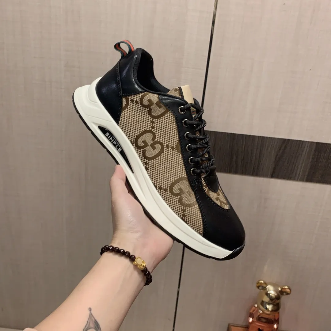 Men's Men's Shoes💰420💰💰🎩🎩[Lightning][Lightning] "Gucci*" The latest and most popular casual sports shoes, top brand [seduce] luxury~purchase, top~quality. [Strong] The upper is made of imported breathable cowhide with material ➕ breathable sheepskin feet (•) and fine workmanship. The original stylish and stylish soft rubber wear-resistant and non-slip outsole is light and comfortable on the feet. The real thing looks better when photographed in real life. 122: code: 38-44, can be customized to 45, 2️⃣ colors available